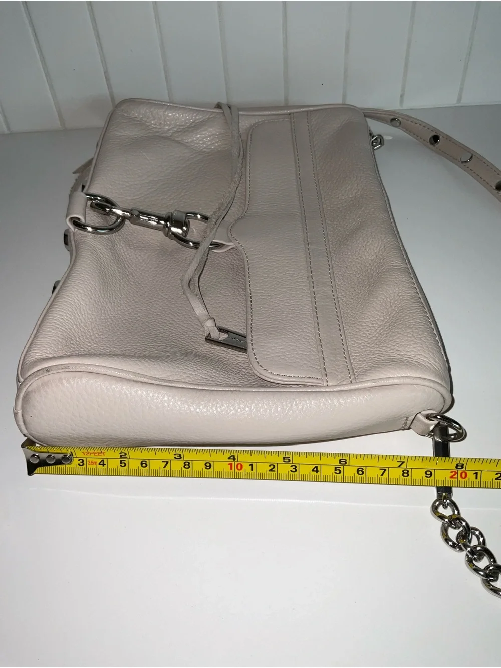 Rebecca Minkoff Mac Grey Crossbody Leather Bag